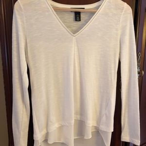 Layered long sleeve T-shirt